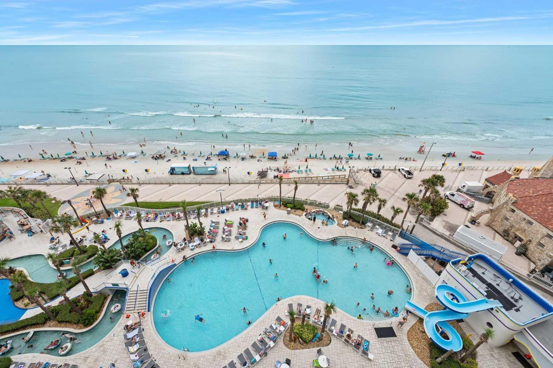 Luxury 11Th Floor 1 Bedroom Condo Direct Oceanfront Wyndham Ocean Walk Resort Daytona Beach | 1107 Buitenkant foto